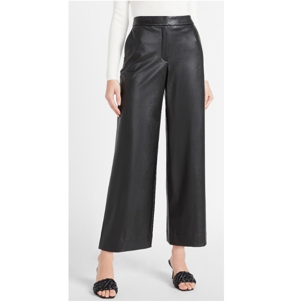 Express High Waist Vegan Leather Pants